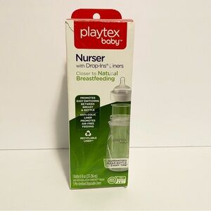 Playtex Nurser Baby Bottle 8-10oz Bottle for Drop in Liners New in Box